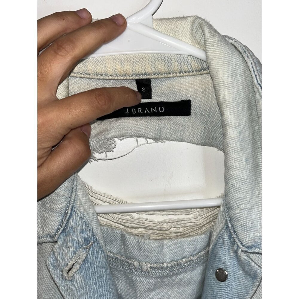J Brand Deena Denim Jacket Light Wash Womens S - Picture 3 of 10